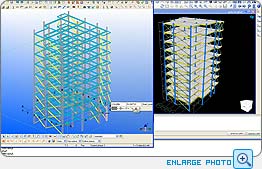 انتقال مدل سه بعدی از ETABS به TEKLA